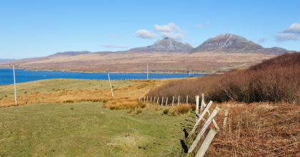 Paps of Jura mountains on the isle of Jura, Scotland