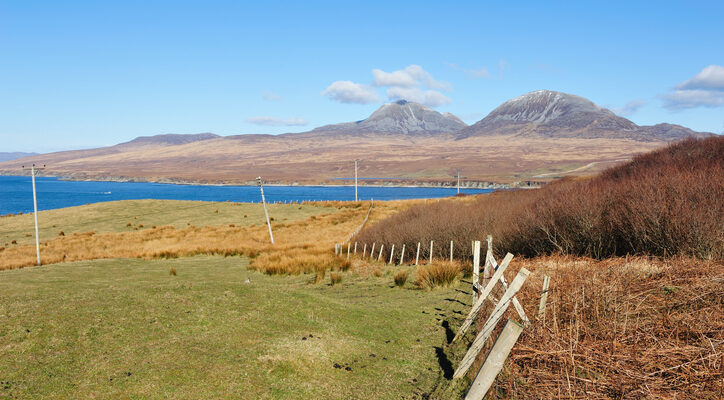 Paps of Jura mountains on the isle of Jura, Scotland