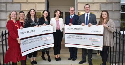 Gillespie Macandrew donates record £48,000 to its charity partners